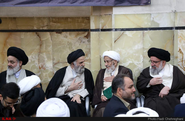 مراسم ختم آیت الله مومن در قم 