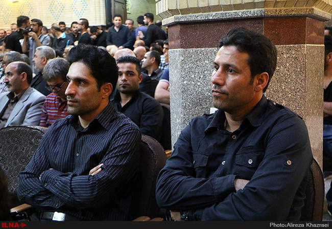مراسم ترحیم هادی نوروزی کاپیتان تیم فوتبال پرسپولیس