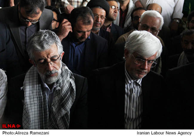 مراسم وداع با پیکرهای مطهر شهدای غواص