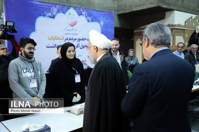 حضور رئیس جمهور و معاون اول رئیس جمهور در انتخابات 98