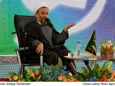 گردهمایی طلاب مهدی یاور در مسجد جمکران