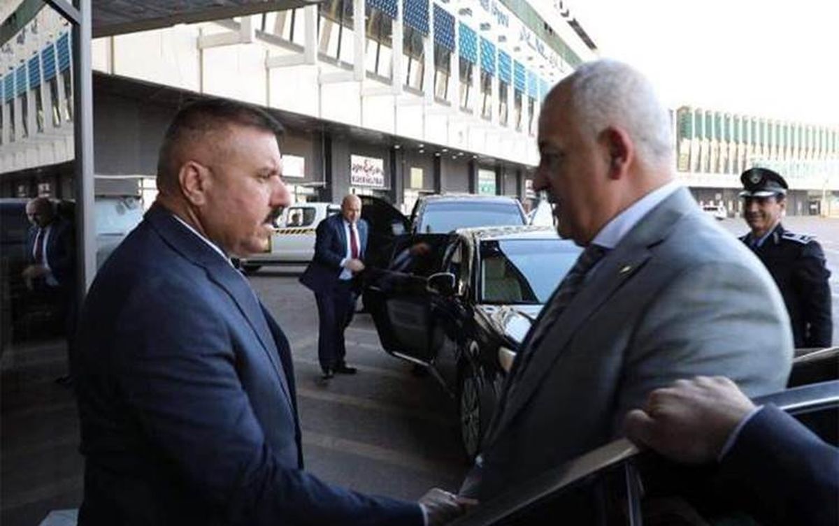 وزیر کشور فلسطین وارد عراق شد
