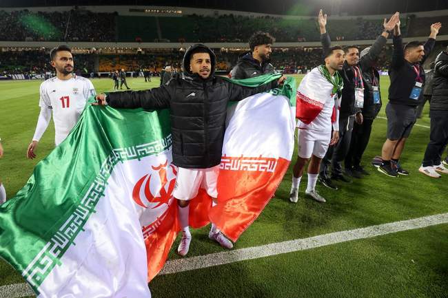 گزارش تصویری از شادی ملی‌پوشان پس از صعود به جام جهانی