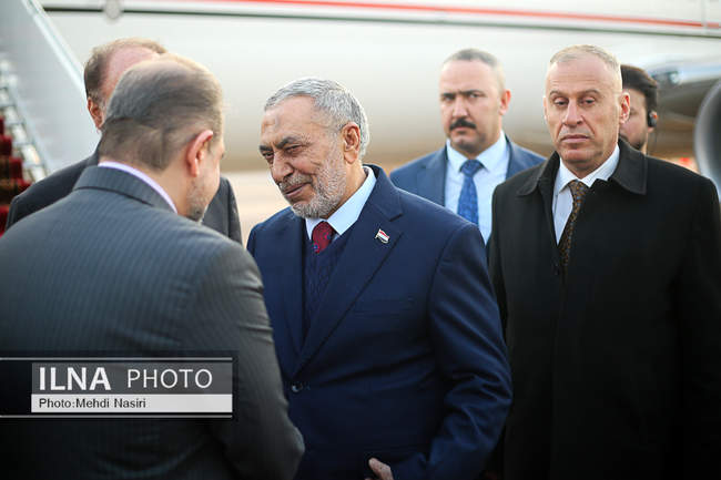 ورود رئیس پارلمان عراق به ایران