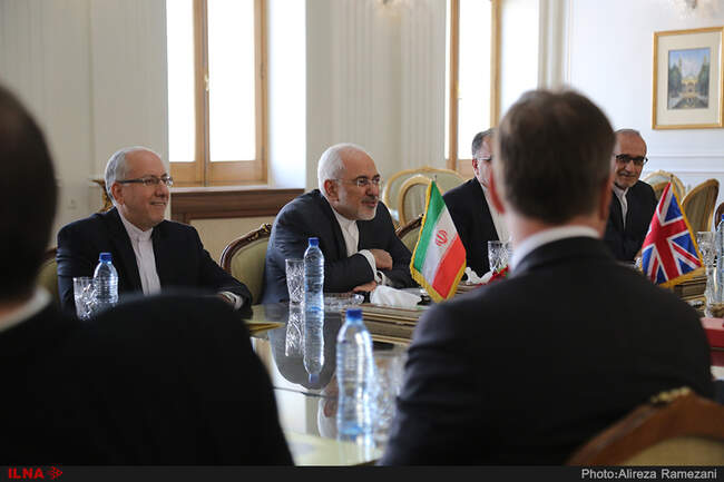 دیدار وزرای خارجه انگلیس و ایران