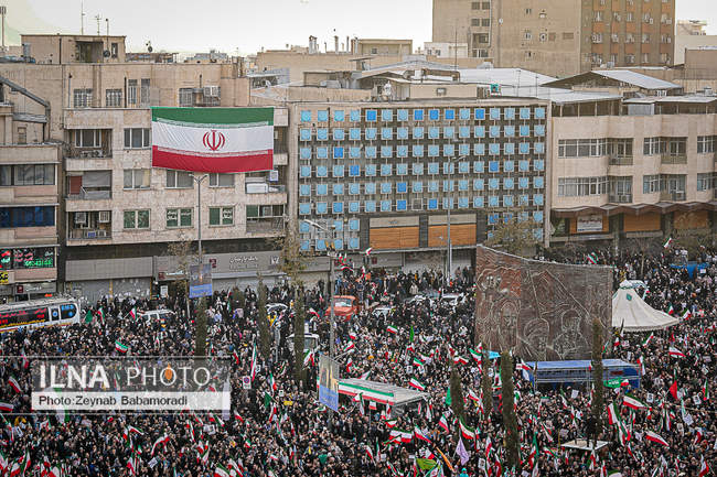 راهپیمایی محکومیت اقدامات تروریستی آمریکا و رژیم صهیونیستی علیه ملت