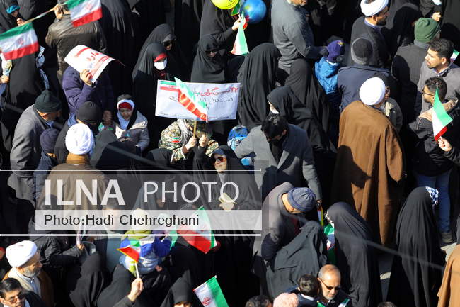 راهپیمایی ۲۲ بهمن استان قم 