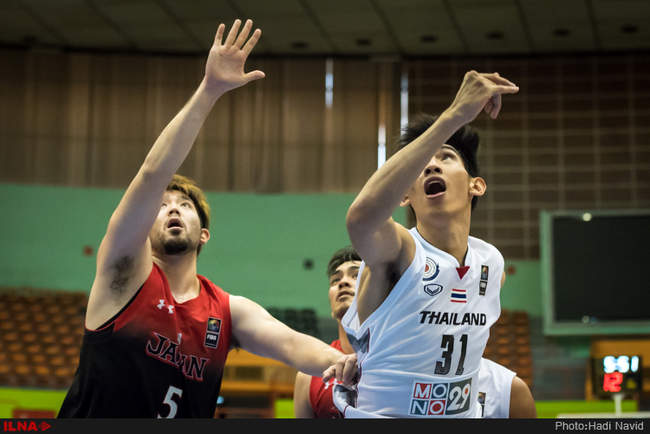 مسابقات بسکتبال آسیا چلنج/ژاپن - تایلند