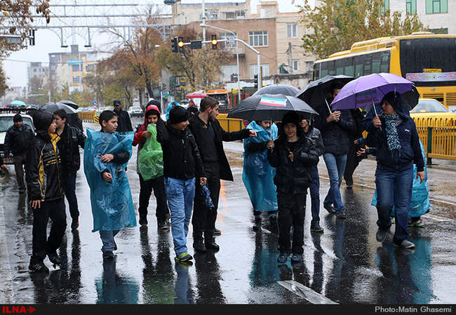 پیاده روی اربعین حسینی در تهران