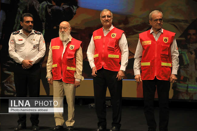 مراسم گرامیداشت روز آتش‌نشان با حضور رئیس‌جمهور