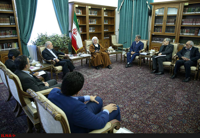 دیدار رئیس، دبیرکل و اعضای شورای سیاستگذاری کیفیت کشور با آیت‌الله هاشمی رفسنجانی