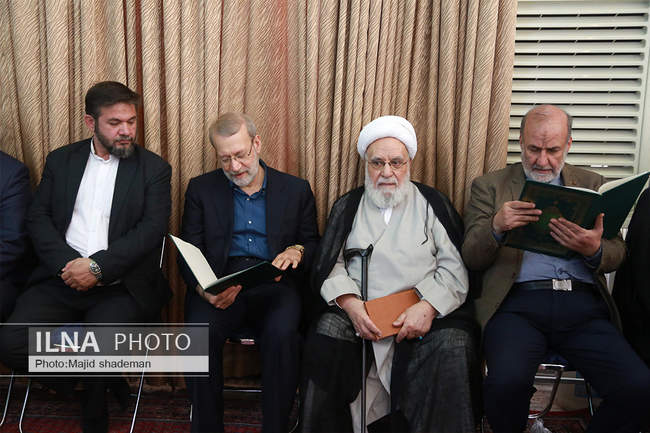 مراسم ختم مادر احمد مسجدجامعی