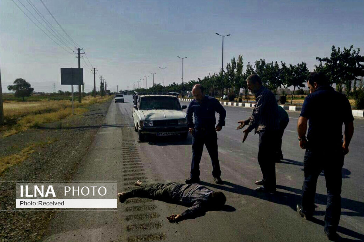 عابر پیاده بر اثر برخورد با نیسان جان خود را از دست داد
