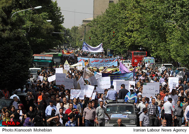 راهپیمایی روز جهانی کارگر در تهران/4