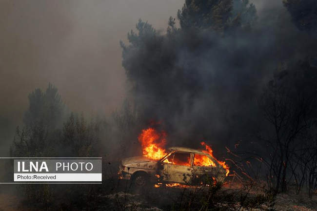 آتش سوزی گسترده در مناطق مرکزی پرتغال 