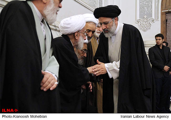 مراسم ترحیم همسر آیت الله جنتی