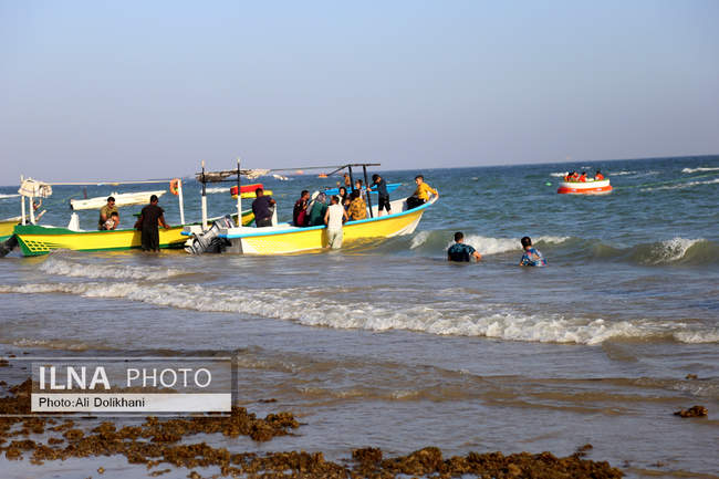 مسافران نوروزی در قشم