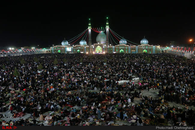 مراسم جشن نیمه شعبان در مسجد جمکران - قم