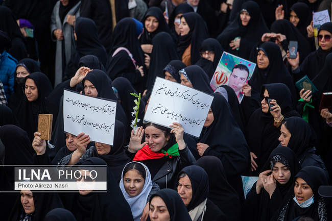 تشییع شهدای مدافع امنیت در قزوین به روایت تصویر