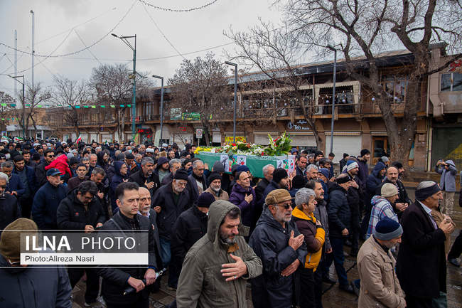 تشییع پیکر شهید مقاومت ملی در قزوین به روایت تصویر