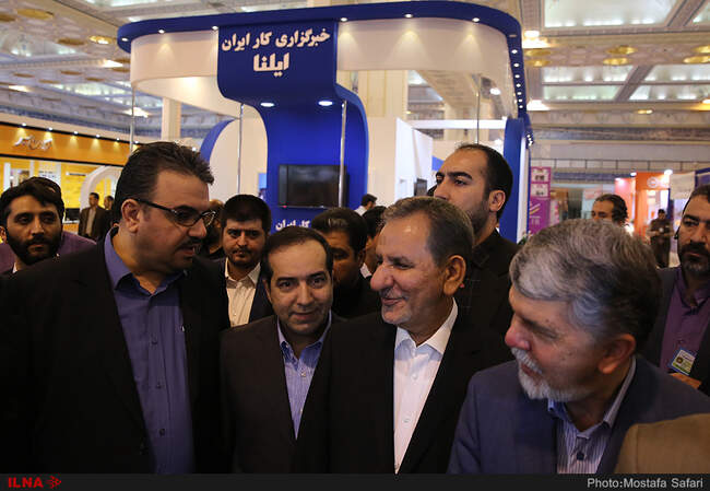 بازدید معاون اول رئیس‌جمهور از بیست و سومین نمایشگاه مطبوعات و خبرگزاری‌ها
