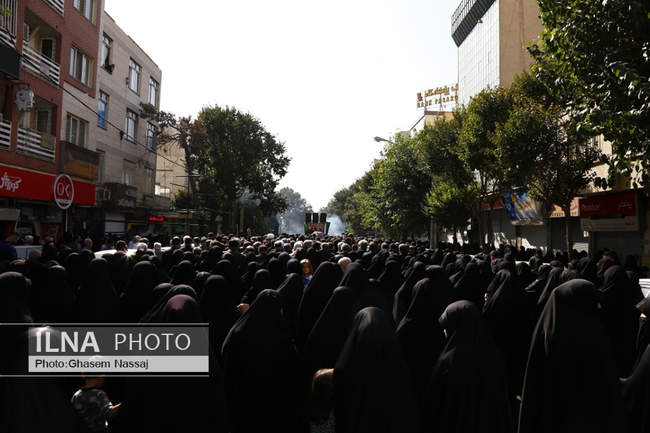 مراسم تشییع پیکر شهید تازه تفحص شده حسین علیقلی‌نژاد