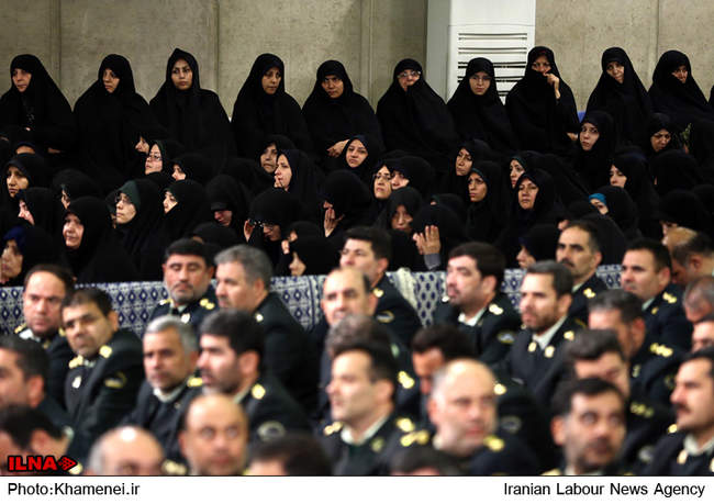 دیدار فرماندهان نیروی انتظامی جمهوری اسلامی با رهبر معظم انقلاب