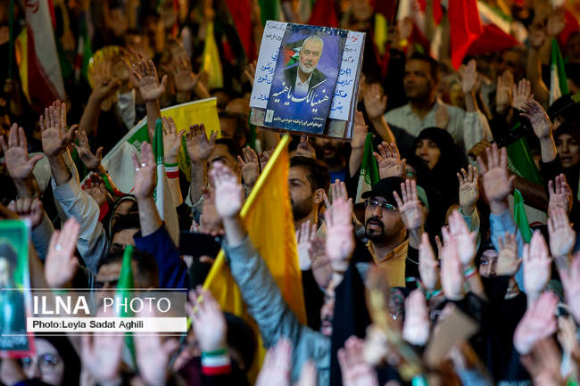 اجتماع مردمی جبهه مقاومت در تهران