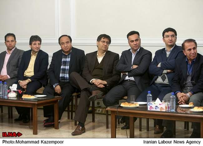 دیدار اعضای خانه صنعت، معدن و تجارت ایران با آیت الله هاشمی