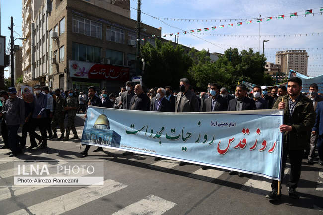 مراسم بزرگداشت روز جهانی قدس در آستان قدس رضوی