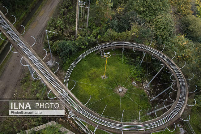چشم انداز جنگل و دریا در قاب طبیعت