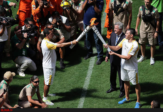 رسیدن مشعل المپیک به ریو