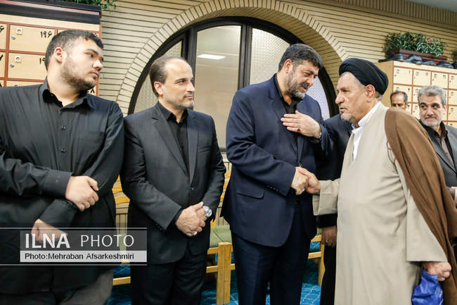 مراسم ختم مادر رئیس جمعیت هلال احمر 