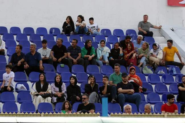 گزارش تصویری افتتاح چمن طبیعی استادیوم عضدی رشت با حضور مهدی تاج