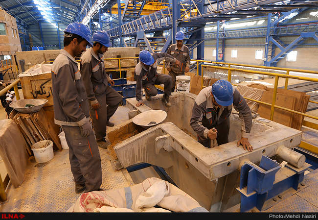 افتتاح کارخانه فولاد کویر دامغان باحضور معاون اول رئیس جمهور 