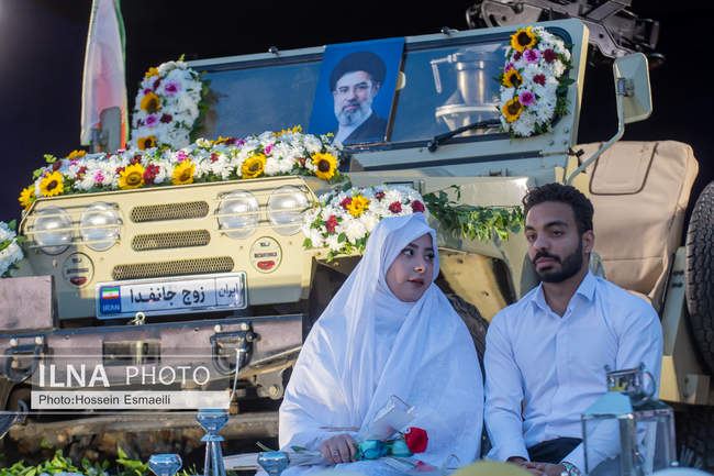  برگزاری جشن ازدواج ۱۰۰۰زوج جان فدا در تهران 