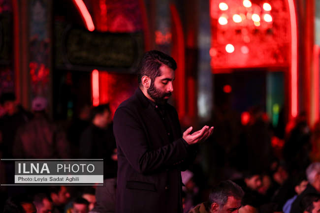 مراسم احیا شب بیست و سوم  ماه مبارک رمضان در امام‌ زاده صالح (ع) تهران