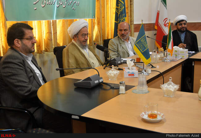 نشست خبری آیت الله مقتدایی رئیس هیئت امنای  انجمن حامیان توسعه حوزه های علمیه