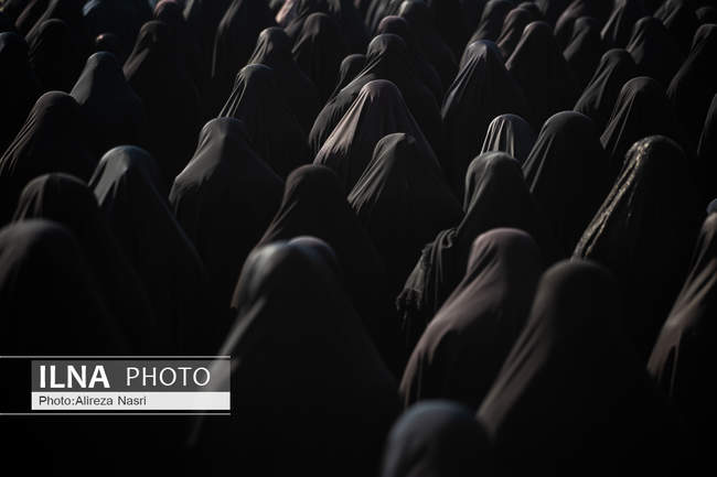 تشییع هشت لاله زهرایی در قزوین