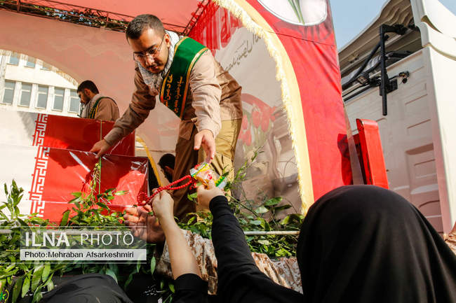 تشییع ۱۰۰ شهید گمنام دفاع مقدس