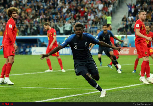 دیدار تیم های فرانسه و بلژیک