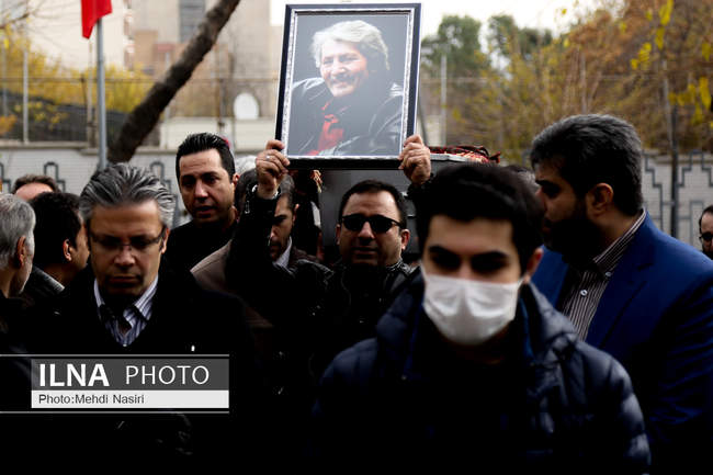 مراسم تشییع پیکر تورج شعبانخانی