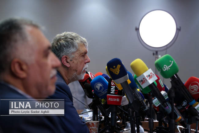 نشست خبری وزیر فرهنگ و ارشاد اسلامی