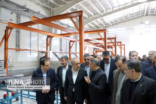 افتتاح خط جدید کارخانه چاپ تبریزپاک آذربایجان