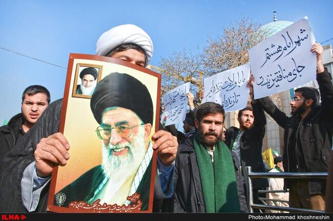 راهپیمایی مردم در محکومیت اغتشاشات اخیر - مشهد
