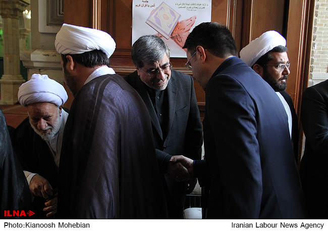 مراسم ترحیم همسر آیت الله جنتی