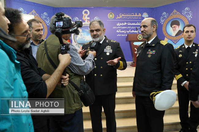 نشست خبری فرمانده نیروی دریایی ارتش