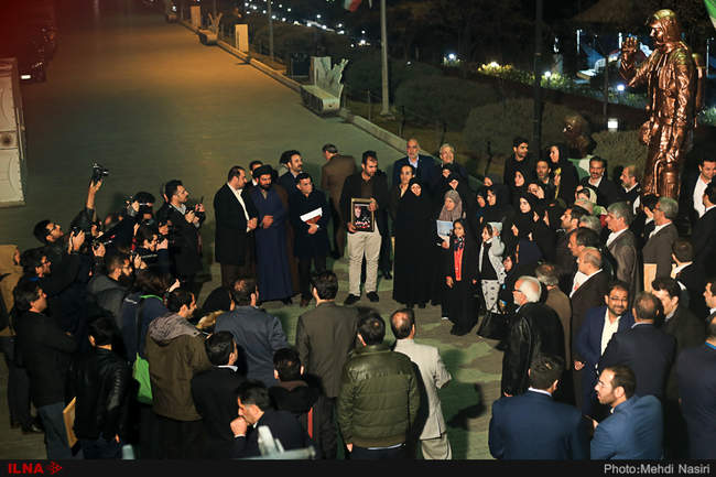 مراسم تجلیل از خانواده شهدای آتشنشان حادثه ساختمان پلاسکو