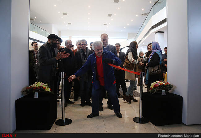 گزارش تصویری از افتتاح نگارخانه «استاد قباد شیوا» 