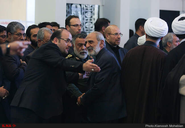 مراسم ترحیم پدر سردار سلیمانی